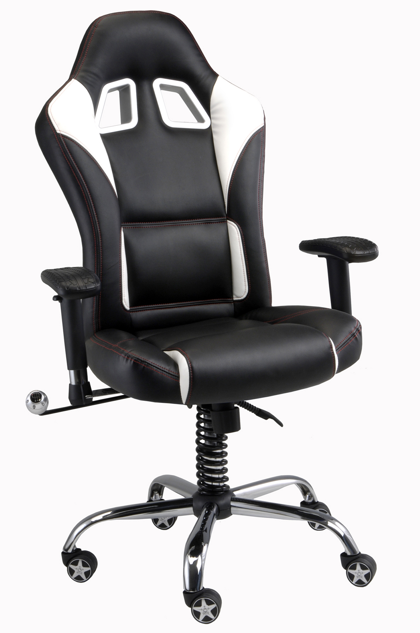 Intro-Tech Automotive, Pitstop Furniture, IN1100B SE Chair Black, Desk Chair